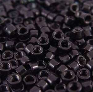 MICRO RING WITH SCREW-LINE INSIDE FOR MICRO RING HAIR EXTENSIONS
